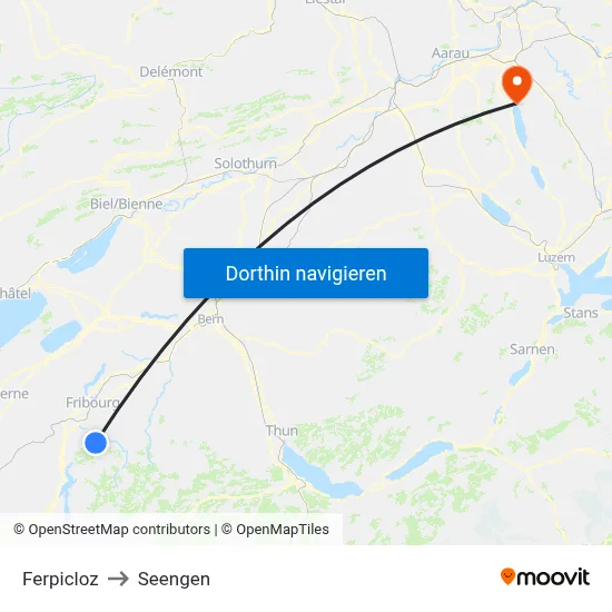 Ferpicloz to Seengen map