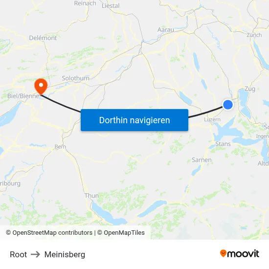 Root to Meinisberg map