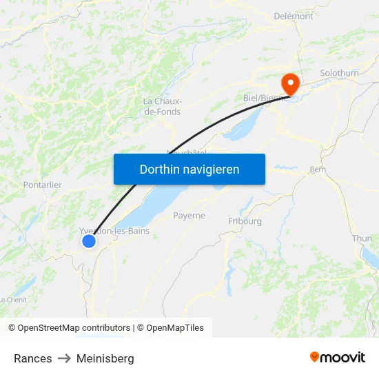 Rances to Meinisberg map