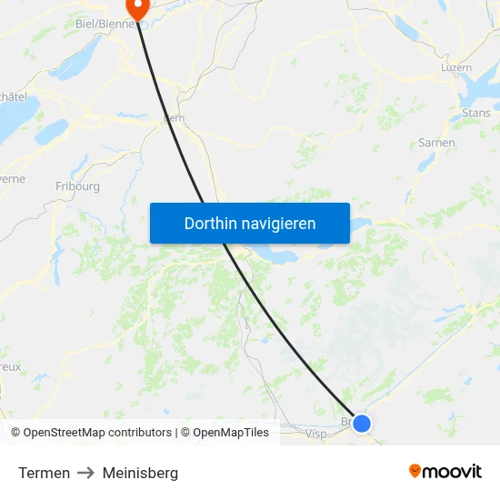 Termen to Meinisberg map