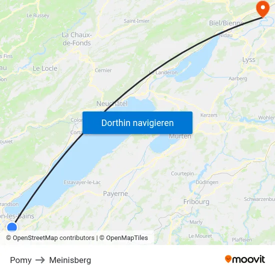 Pomy to Meinisberg map