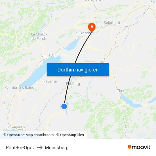 Pont-En-Ogoz to Meinisberg map