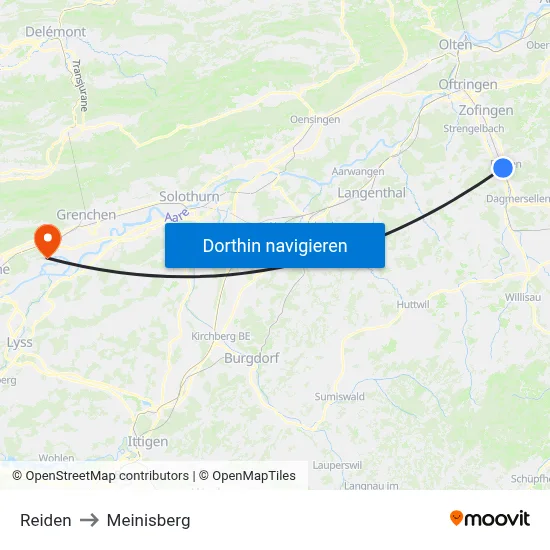 Reiden to Meinisberg map