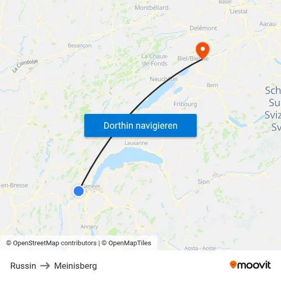 Russin to Meinisberg map