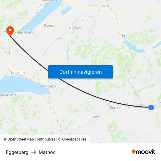 Eggerberg to Mathod map