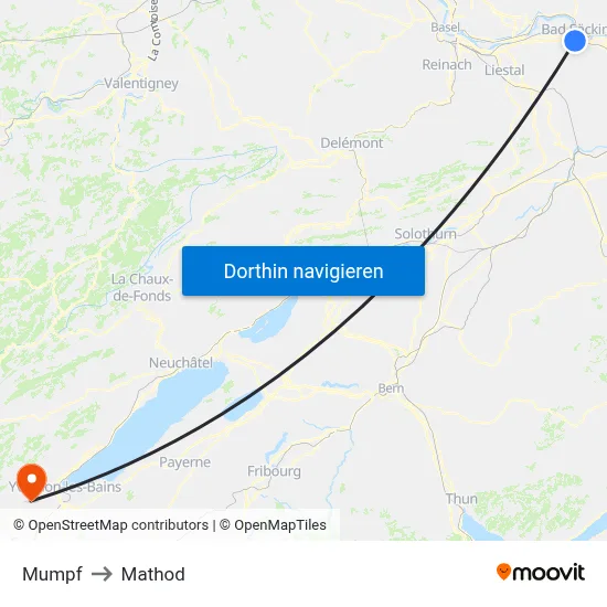 Mumpf to Mathod map