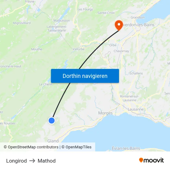 Longirod to Mathod map