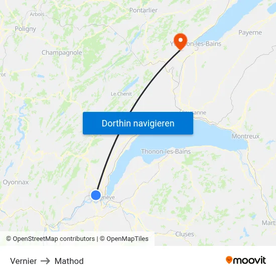Vernier to Mathod map