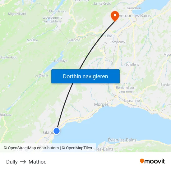 Dully to Mathod map