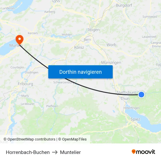 Horrenbach-Buchen to Muntelier map