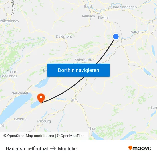Hauenstein-Ifenthal to Muntelier map