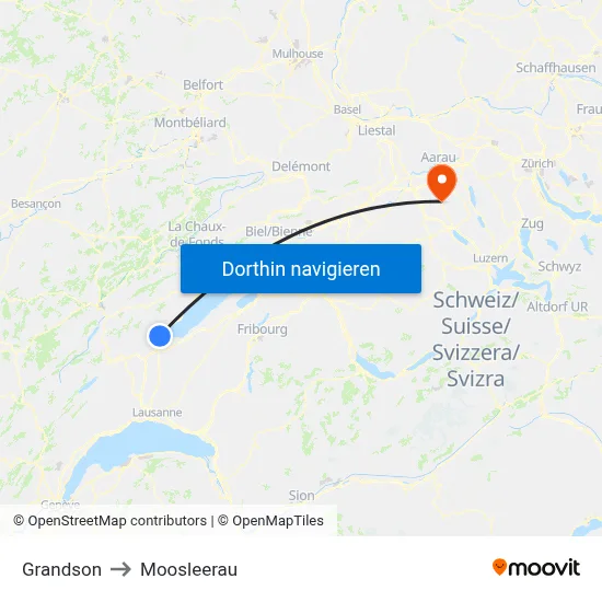 Grandson to Moosleerau map