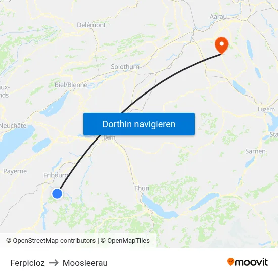 Ferpicloz to Moosleerau map