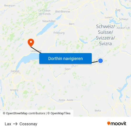 Lax to Cossonay map