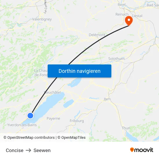 Concise to Seewen map