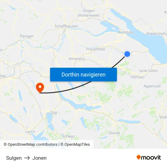 Sulgen to Jonen map
