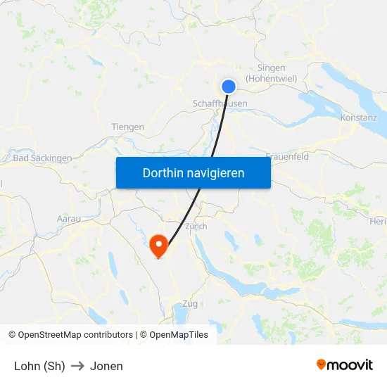 Lohn (Sh) to Jonen map