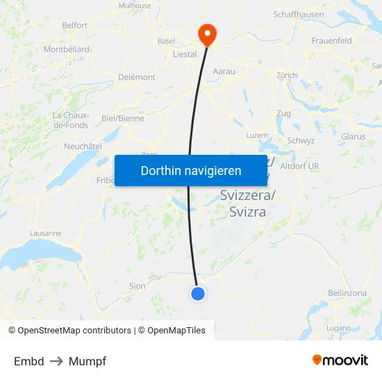 Embd to Mumpf map