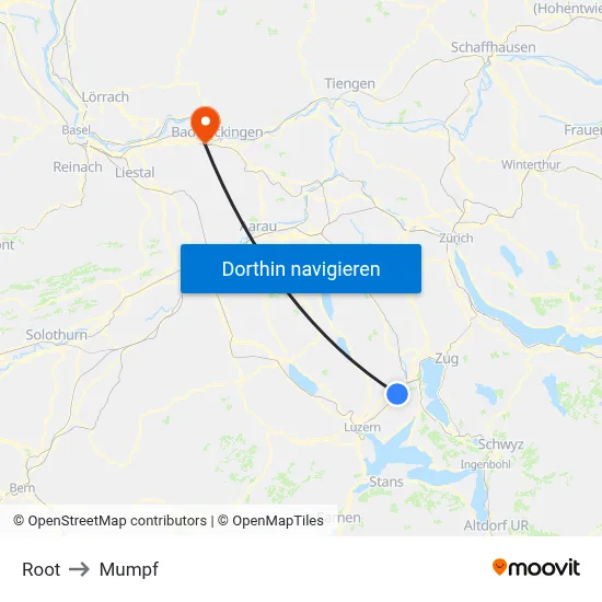 Root to Mumpf map
