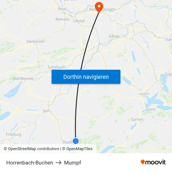 Horrenbach-Buchen to Mumpf map