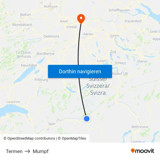 Termen to Mumpf map