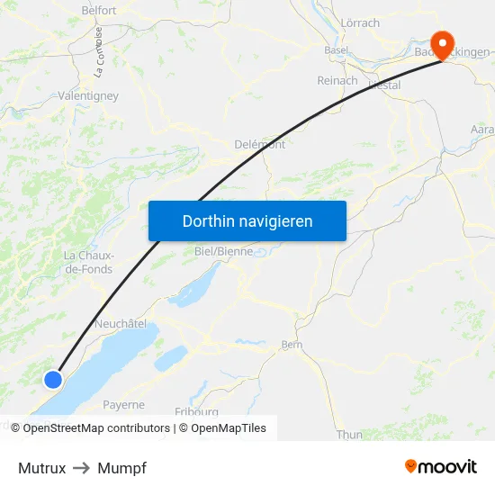 Mutrux to Mumpf map