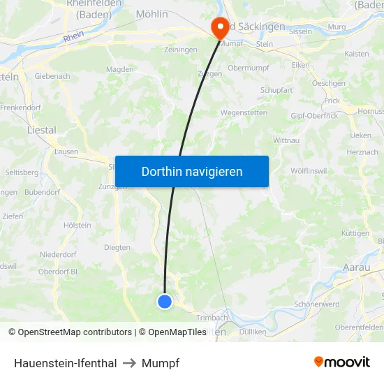 Hauenstein-Ifenthal to Mumpf map