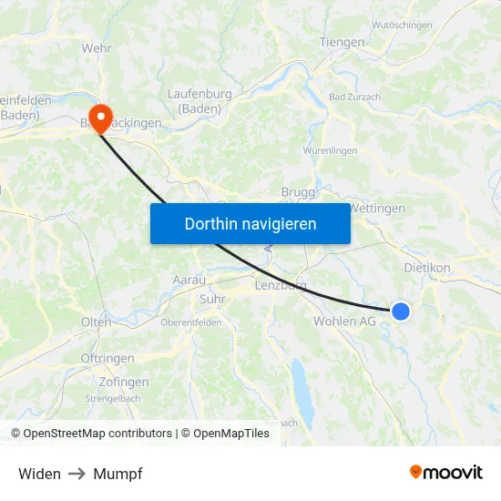 Widen to Mumpf map