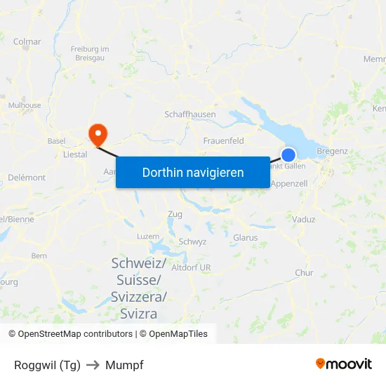 Roggwil (Tg) to Mumpf map