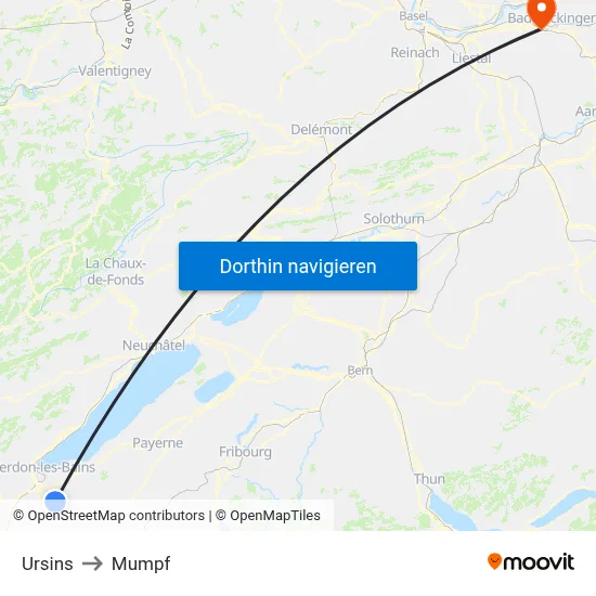 Ursins to Mumpf map