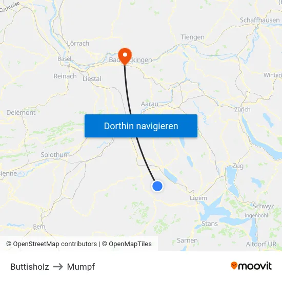 Buttisholz to Mumpf map