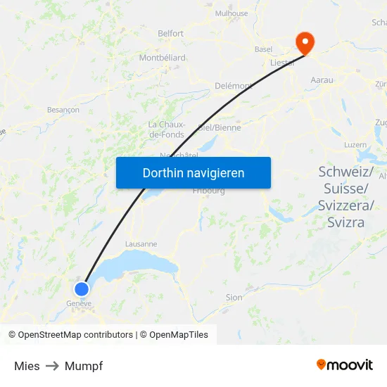 Mies to Mumpf map