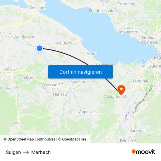 Sulgen to Marbach map