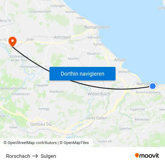 Rorschach to Sulgen map