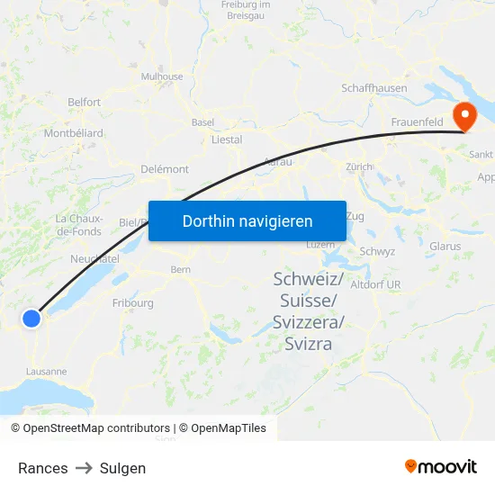 Rances to Sulgen map