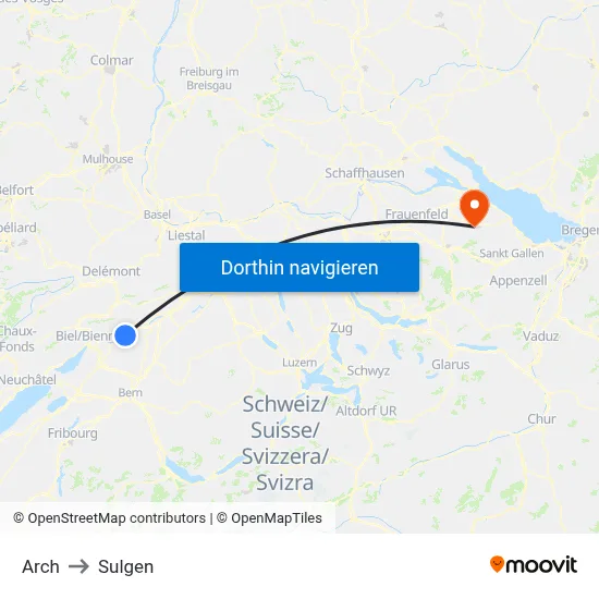 Arch to Sulgen map