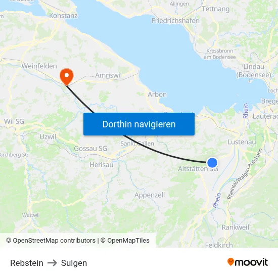 Rebstein to Sulgen map