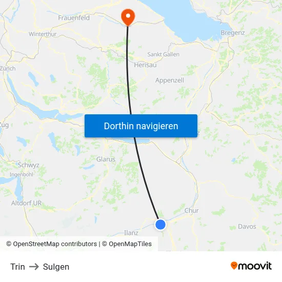 Trin to Sulgen map