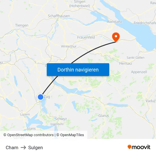 Cham to Sulgen map