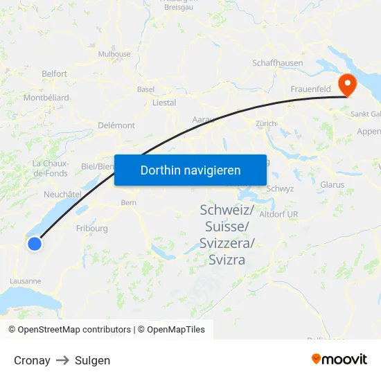 Cronay to Sulgen map
