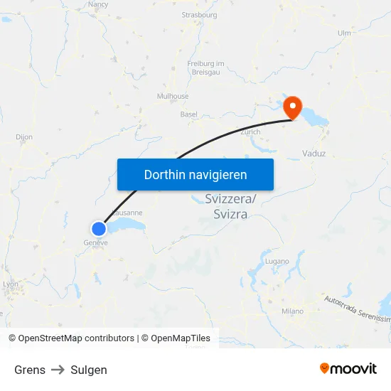 Grens to Sulgen map
