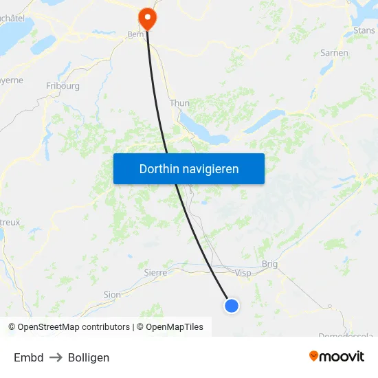 Embd to Bolligen map