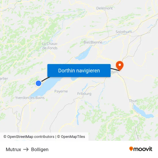 Mutrux to Bolligen map