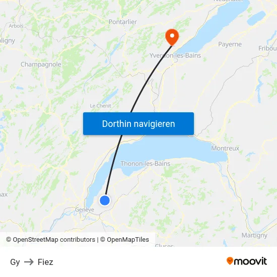 Gy to Fiez map