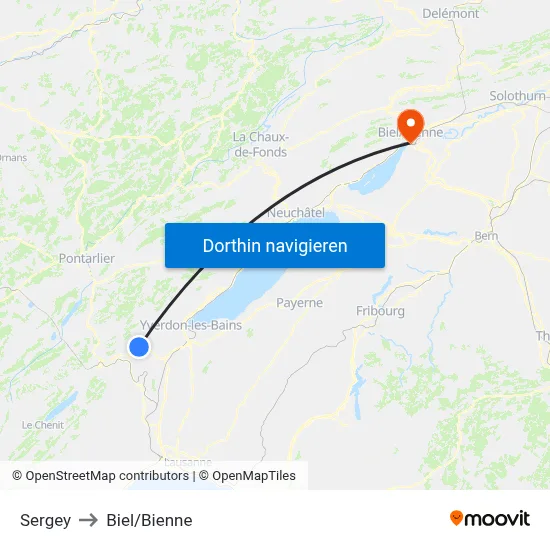 Sergey to Biel/Bienne map