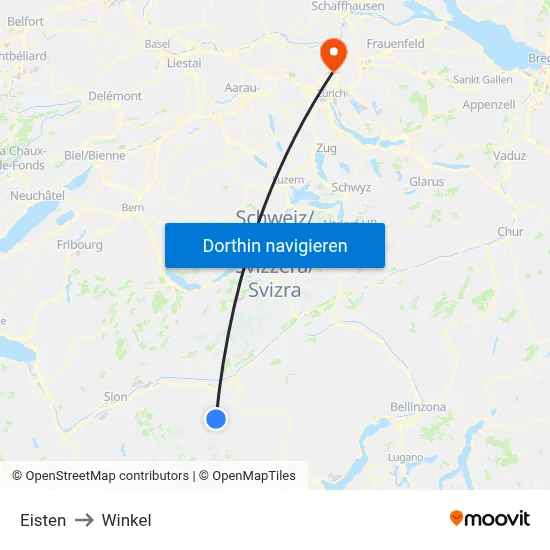 Eisten to Winkel map