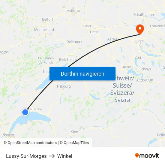 Lussy-Sur-Morges to Winkel map