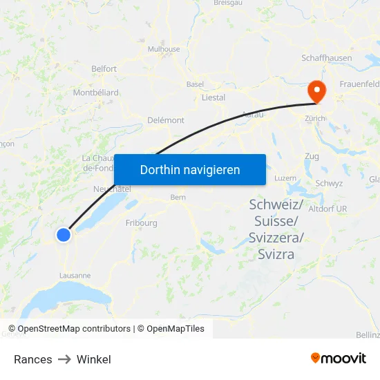 Rances to Winkel map