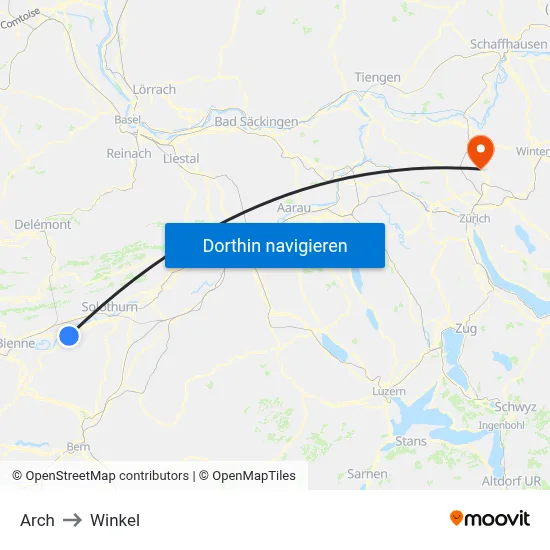 Arch to Winkel map