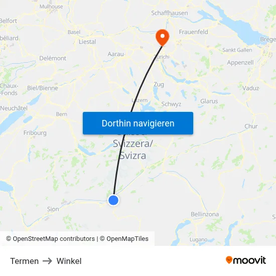 Termen to Winkel map